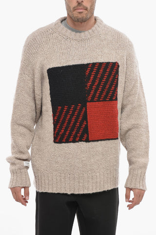 ARCHIVE Crew-neck Sweater with Contrasting Detail