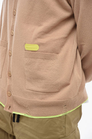 Cardigan aus Kaschmir-Mix mit Distressed-Detail