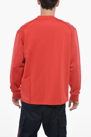 Vintage Fit Sweatshirt with Logo Print