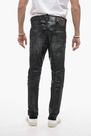 Jeans Relax a Cavallo Basso con Dettaglio Distressed