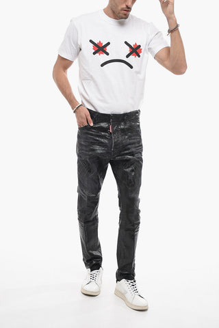 Jeans Relax a Cavallo Basso con Dettaglio Distressed
