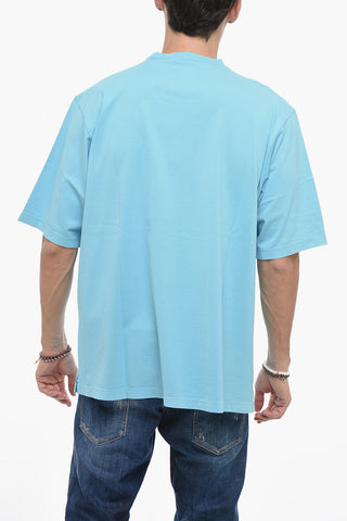 T-Shirt Skater Fit con Stampa Grafica