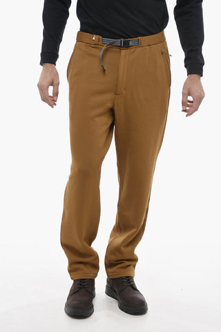 Solid Color HUDSON Pants with Fleece Inner and Industrial Belt