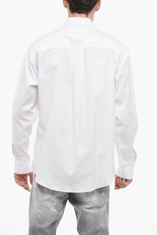 Cotton UNIVERSITY Shirt with Contrasting Logo