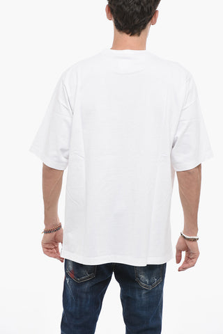 Skater Fit T-shirt with Multicolored Print