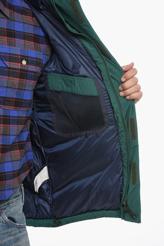 Solid Color GREYLOCK Down Jacket with Hidden Closure