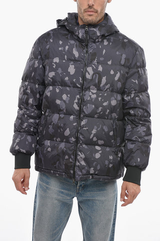 Piumino MOUNTAIN PARKA Camouflage con Cappuccio