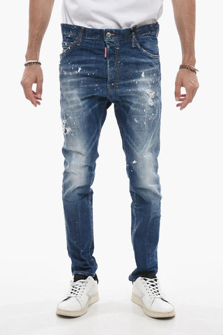 Jeans Relax a Cavallo Basso con Dettaglio Distressed