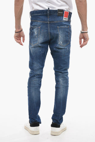 Jeans Relax a Cavallo Basso con Dettaglio Distressed