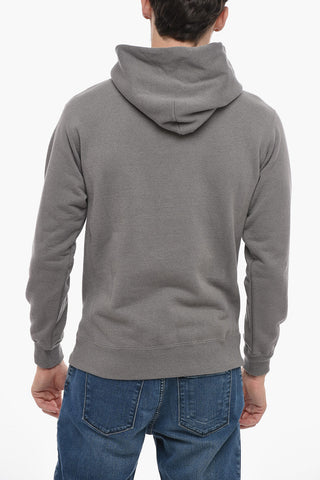 Felpa Hoodie in Cotone Garzato