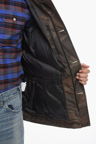 Piumino Utility Camouflage con Cappuccio
