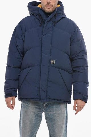 Nylon GREYLOCK Down Jacket with Touch Strap Closure
