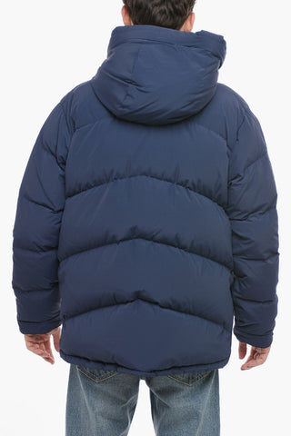 Nylon GREYLOCK Down Jacket with Touch Strap Closure
