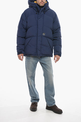 Nylon GREYLOCK Down Jacket with Touch Strap Closure