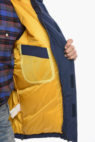 Nylon GREYLOCK Down Jacket with Touch Strap Closure