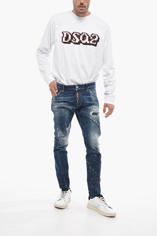 TWINPHONY Dark-washed Sexy Twist Denims