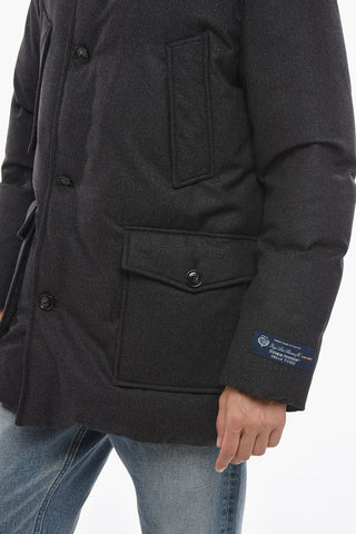 LORO PIANA Quilted LUXE Down Jacket with Zip Closure
