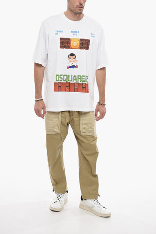 Skater Fit T-Shirt mit Grafikaufdruck