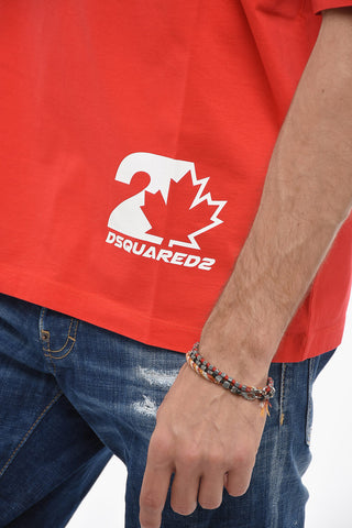 Loose Fit T-shirt with Logo Print