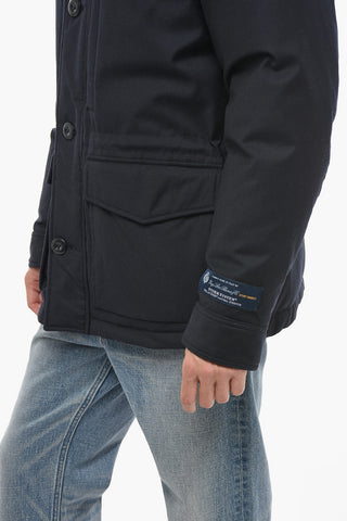 LORO PIANA  Virgin Wool MOUNTAIN Down Jacket with Removable Hood