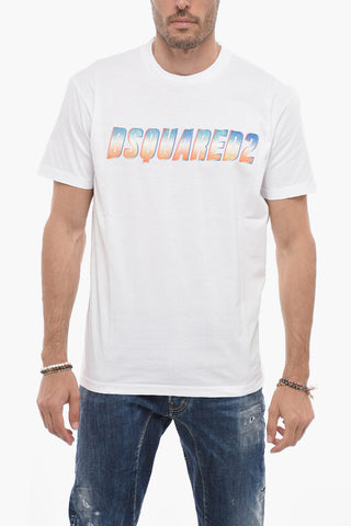 Cool Fit T-Shirt with Glitter-Effect Logo