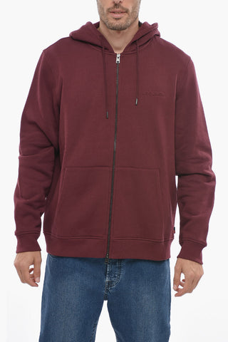Fleeced Cotton LUXURY Sweatshirt with Zip Closure