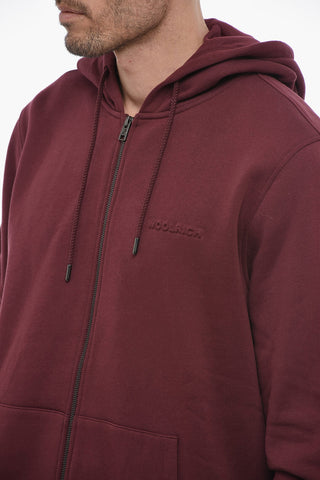 Fleeced Cotton LUXURY Sweatshirt with Zip Closure