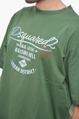 Loose Fit T-Shirt mit Logodruck
