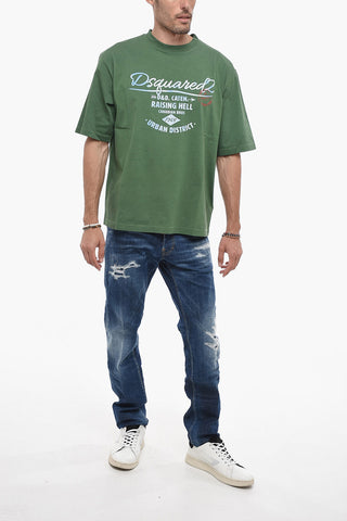 Loose Fit T-Shirt mit Logodruck