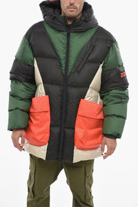 오버사이즈 패딩 재킷 플랩 포켓