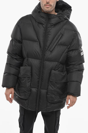 Oversized Steppjacke mit Klappentaschen