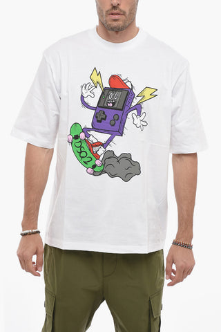 Loose Fit T-shirt with Graphic Print