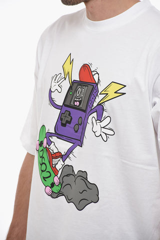 Loose Fit T-shirt with Graphic Print