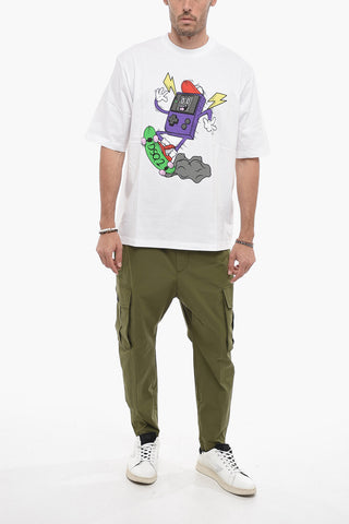 Loose Fit T-shirt with Graphic Print