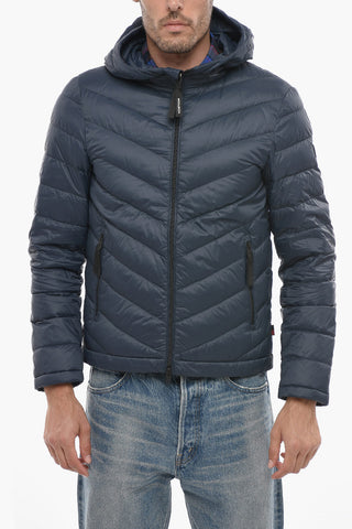 Hooded Quilted Down Jacket