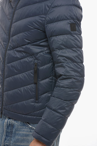 Hooded Quilted Down Jacket