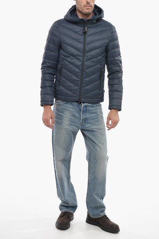 Hooded Quilted Down Jacket