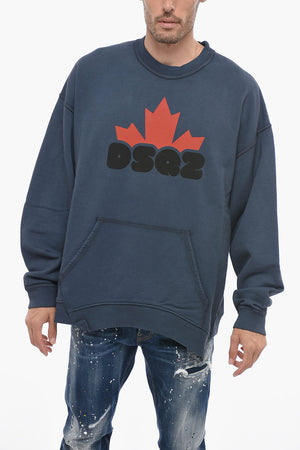 Cooler Sweatshirt mit Logodruck