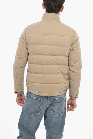 Solid Color SIERRA Down Jacket with Hidden Closure