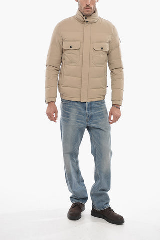 Solid Color SIERRA Down Jacket with Hidden Closure