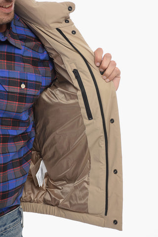 Solid Color SIERRA Down Jacket with Hidden Closure