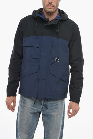 Giubbotto Utility MOUNTAIN STROLL Bicolore con Cappuccio