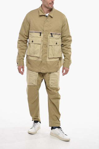 데님 유틸리티 재킷 퀼팅 안감