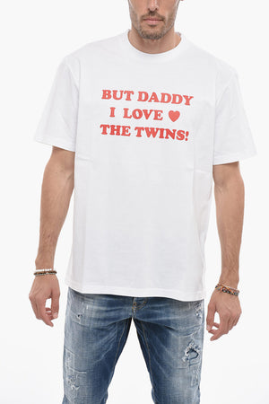 Bedrucktes Rundhals-T-Shirt