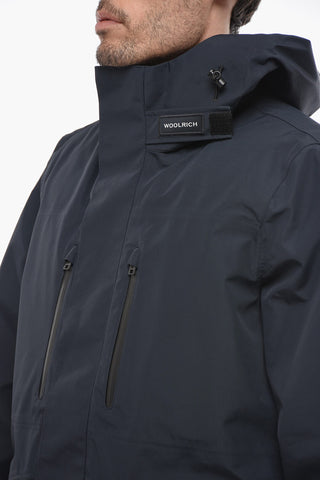 Solid Color TECHPACK Down Jacket with Removable Inner