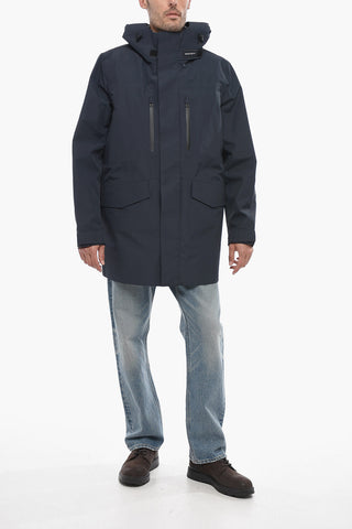 Solid Color TECHPACK Down Jacket with Removable Inner