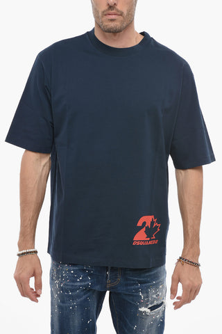 Loose Fit T-shirt with Logo Print