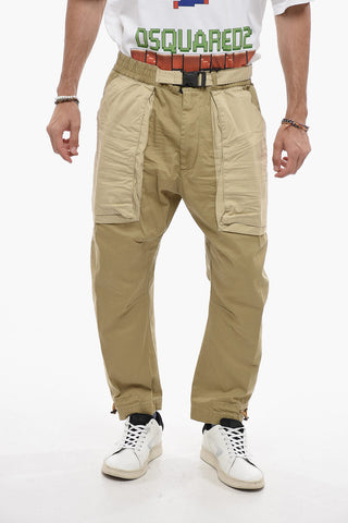 Pantaloni Pully Bicolore con Fibbia