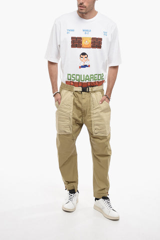 Pantaloni Pully Bicolore con Fibbia