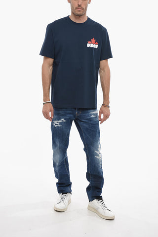 Loose Fit T-shirt with Logo Print